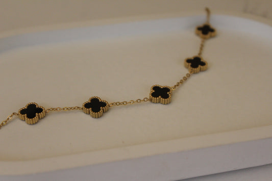 Clover Bracelet - Black