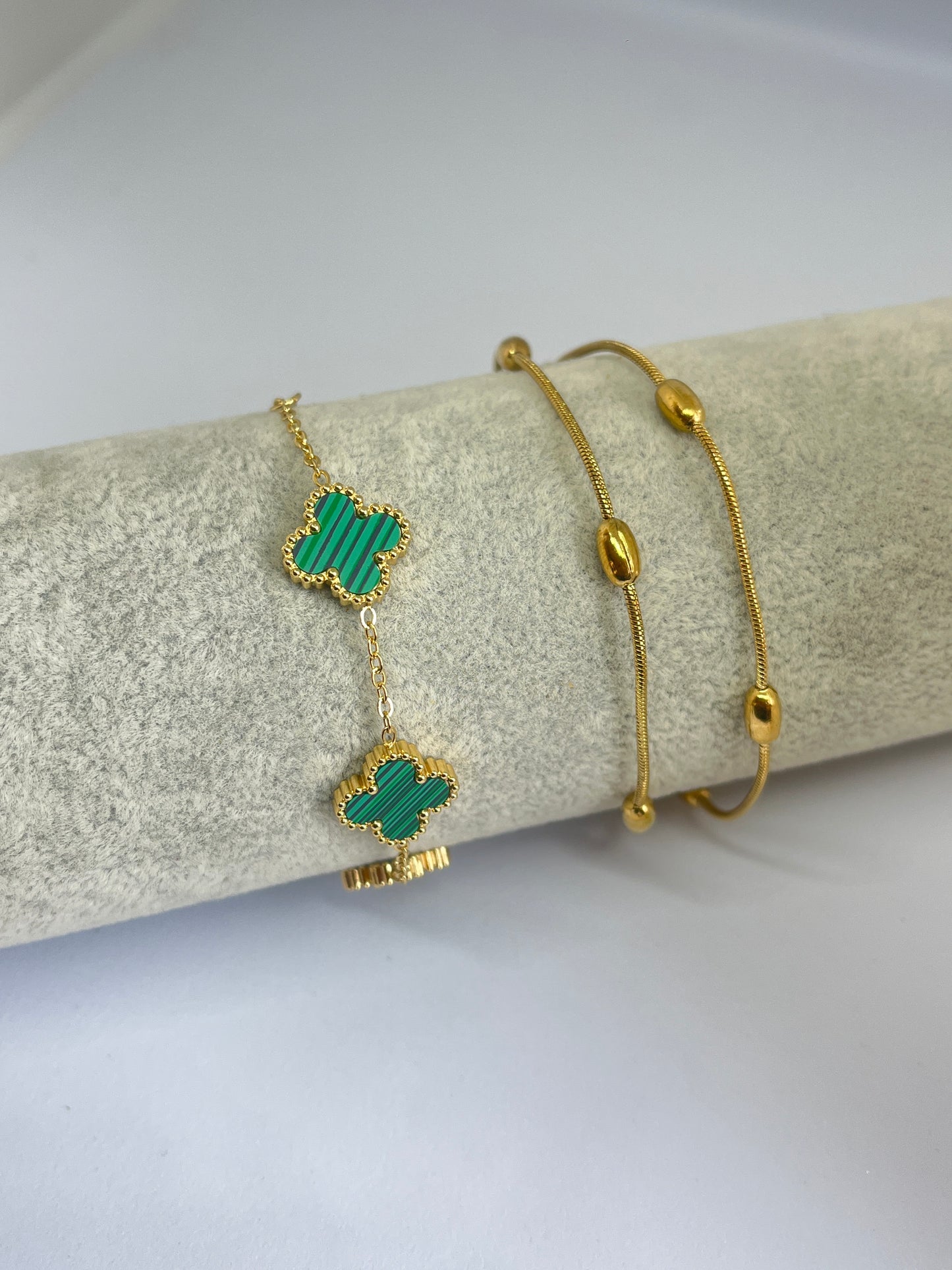 Molten Elegance - Stack of 2 Bracelets