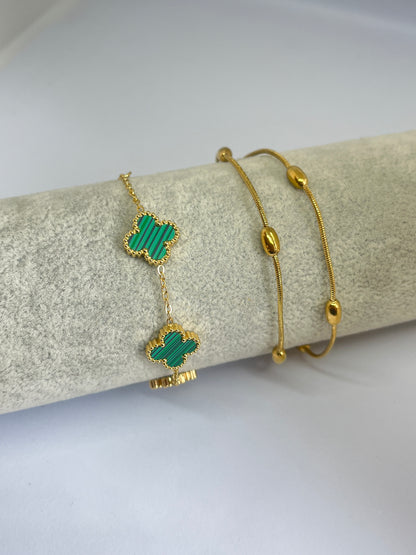Molten Elegance - Stack of 2 Bracelets