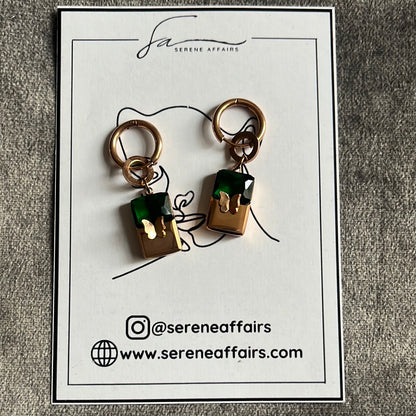 Emerald Drops - Rose Gold