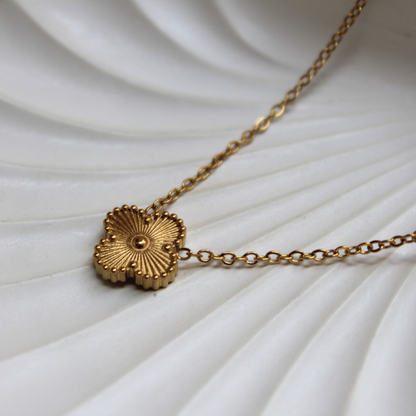 4 Leaf Clover Neckpiece - Gold