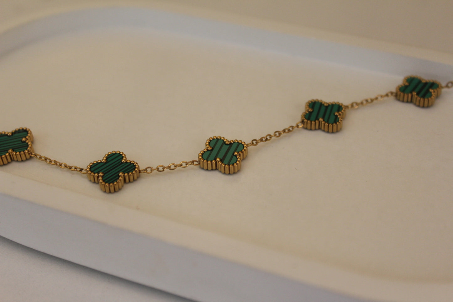 Clover Bracelet - Green