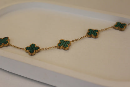 Clover Bracelet - Green