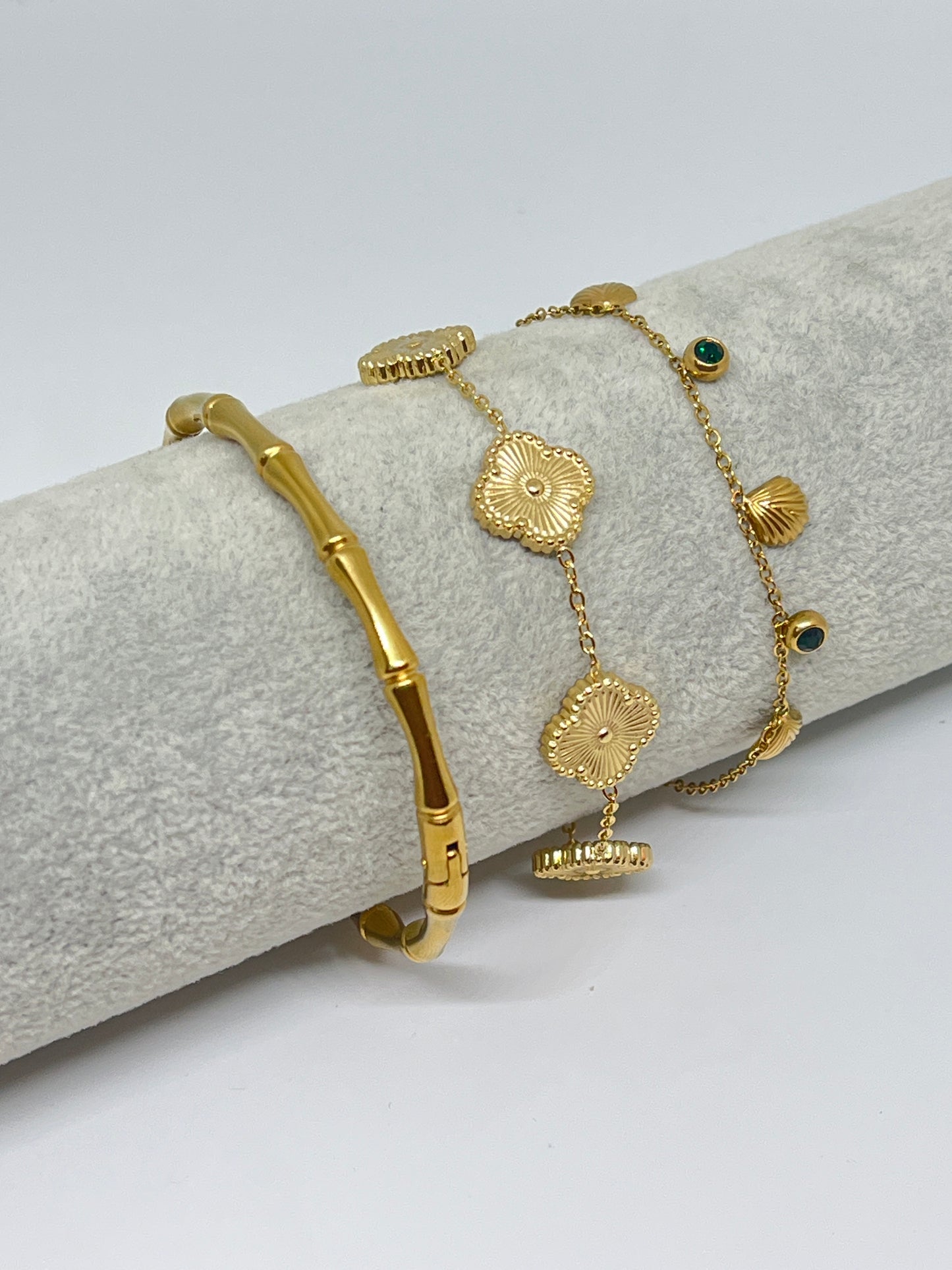 Golden Empress - Stack of 3 Bracelets