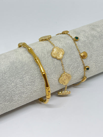 Golden Empress - Stack of 3 Bracelets