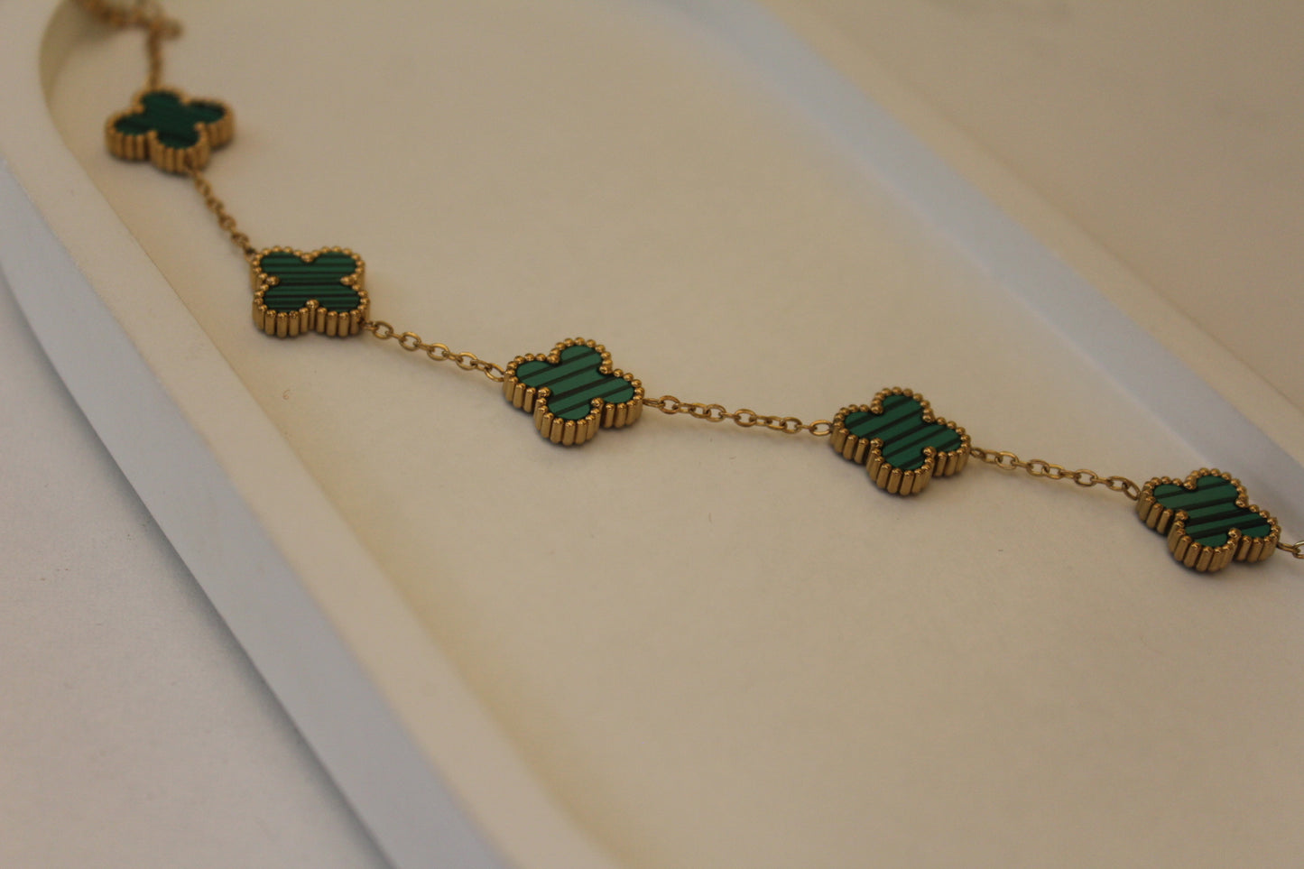 Clover Bracelet - Green