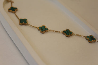 Clover Bracelet - Green