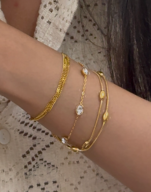 Celestial Luxe - Stack of 3 Bracelets